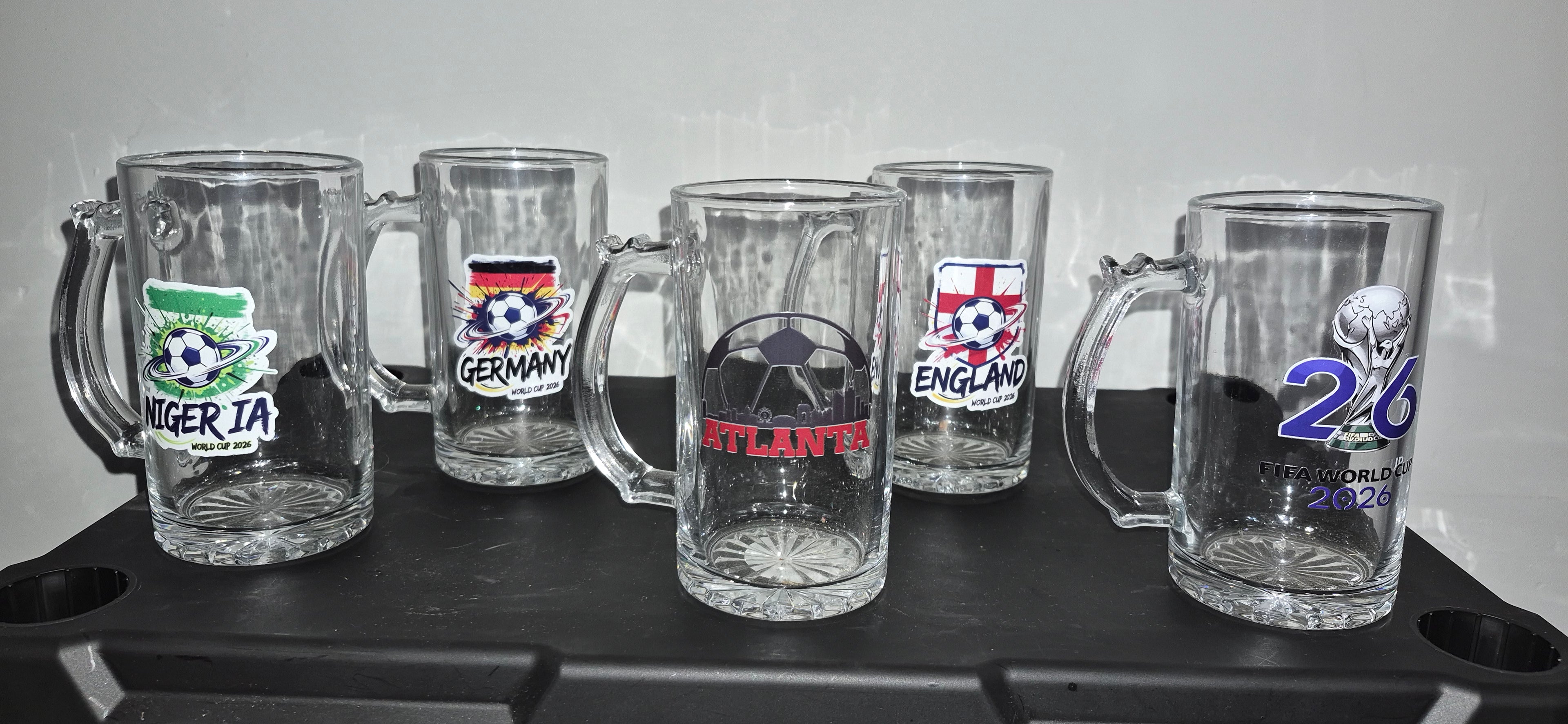 Customized Glass Beer Mugs