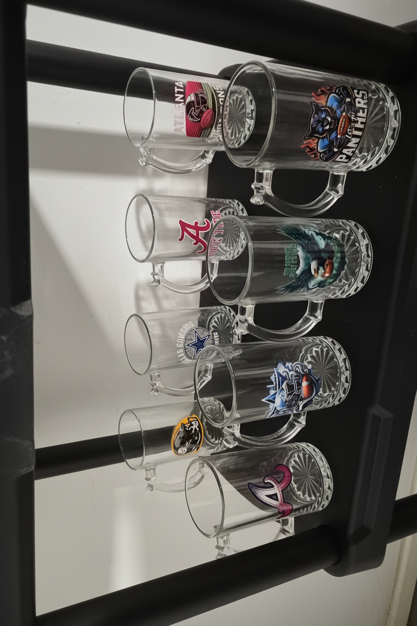 Customized Glass Beer Mugs